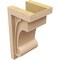 Ekena Millwork 7"W x 7"D x 14"H Wide Alma Rough Cedar Woodgrain TimberThane Corbel, Primed Tan CORUR07X07X14ALMRCPR - alternate 3